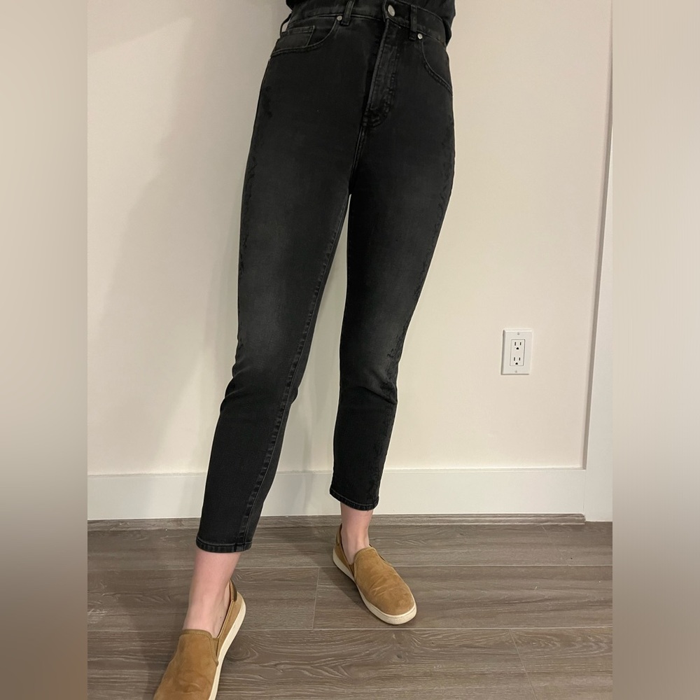 Express Black Slim Ankle Jean
